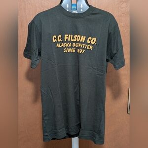 Filson Lightweight Outfitter Graphic T-ShirtGreen Yellow Men's Small